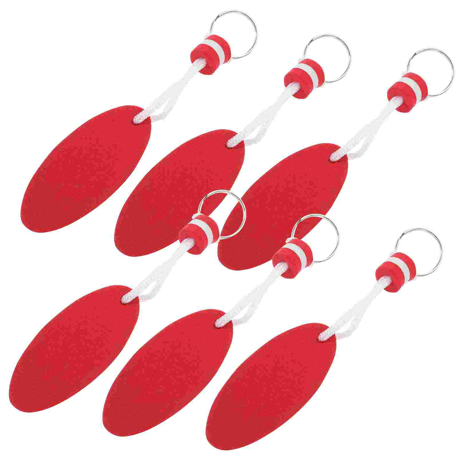 Floating Keychains Colored Floating Key Rings Hanging Floating Keyrings Water Sports Keychains Buoyant Holder Key Ring 10pcs floating keychains nautical floating key ring water buoyant keychain for kayak canoe marine nautical boating swim beach