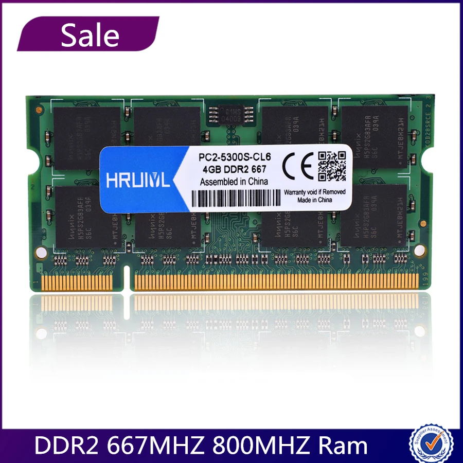 

Память DDR2 800 МГц 667 МГц 4 Гб, Стандартная память для ноутбука, ОЗУ Ddr2 667 МГц 800 МГц 4G, протестированная память