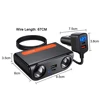 7 in 1 Car Charger Adapter PD USB Socket Cigarette Lighter Splitter Fast Charge With  LED Voltmeter DC Outlet Auto Accessories 6