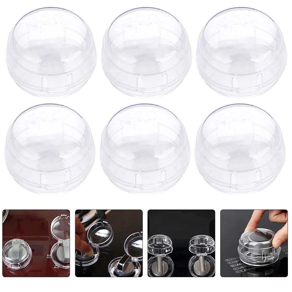 

8 Pcs Knob Cover Oil Shield Kitchen Safety Knob Knob Protector Knob Cover Supply Protective Covers Anti-greasy Cooker Safety Pp