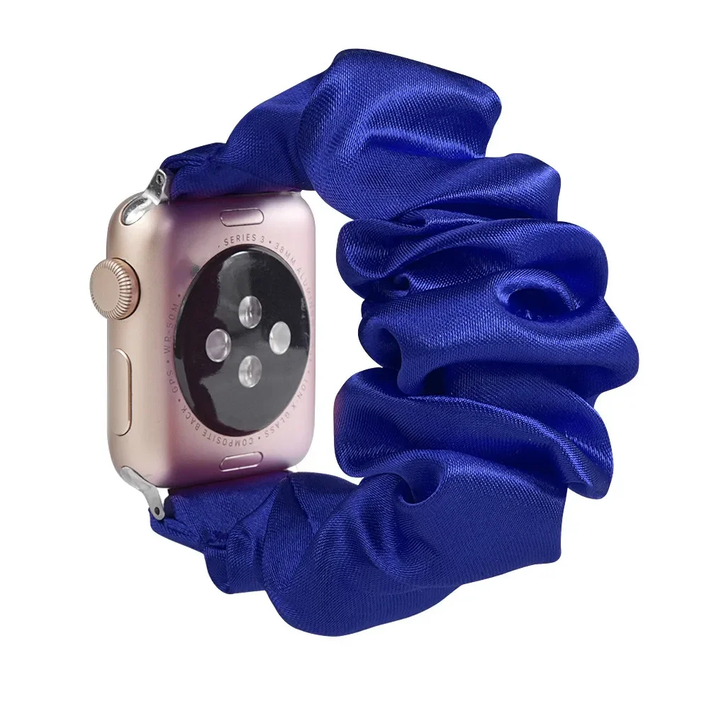 Enhanced Product Title: Stylish Adjustable Elastic Scrunchie Watch Band Strap