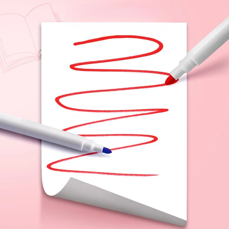 8pcs/set Erasable Nonmagnetic Whiteboard Marker Pens Office Stationery Supplies