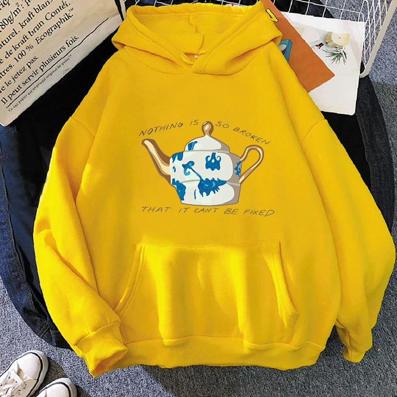 Sudadera Con Capucha Mujer Crew IV Negro Amarillo Blanco | JOMA