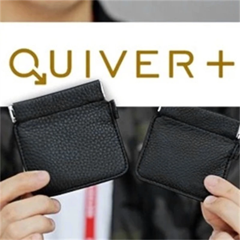 Kelvin Chow의 VDR Quiver Plus(Gimmicks 및 온라인 지침) 클로즈업 마술 트릭 전문 놀라운  가죽