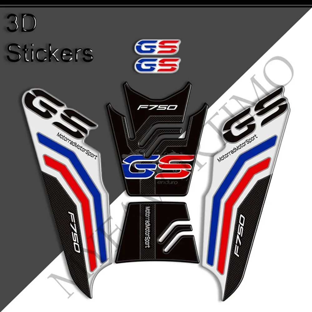 For BMW F750GS F750 F 750 GS Motorcycle Decals Protection Tank Pad Grips Gas Fuel Oil Kit Knee Adventure stickers 2019-2023 ирригатор bork f750