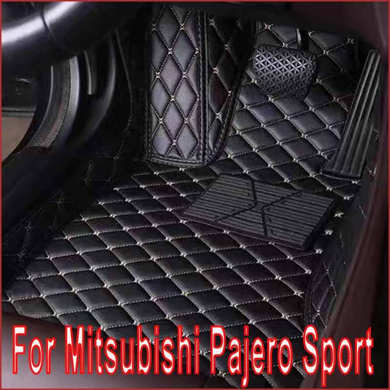 

Автомобильные коврики для Mitsubishi Pajero Sport 2015 2014 2013 2012 (5 сидений), интерьерный стиль, автомобильные коврики, водонепроницаемые коврики