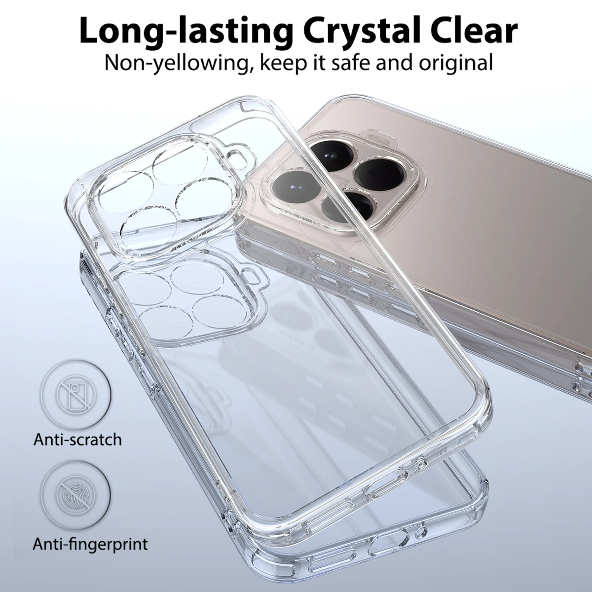 Acrylic HD Transparent Shockproof Ultra-Thin Case
