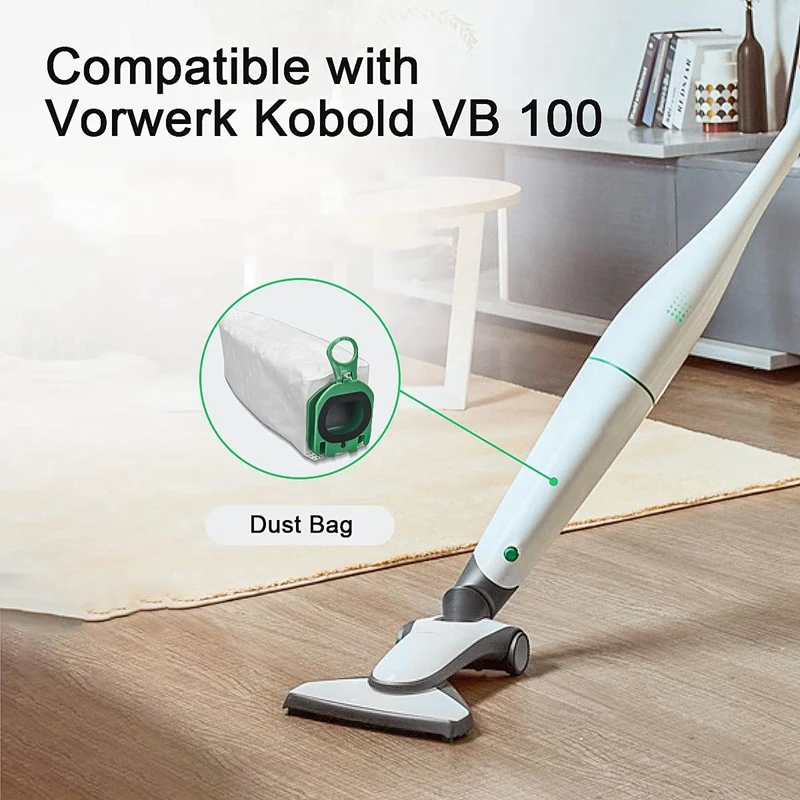 Sac pour aspirateur Lot de 12 sacs d'aspirateur en microfibre non-tissée -  Pour Vorwerk Kobold