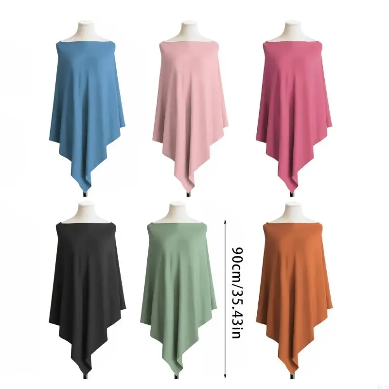 W3JF Comfortable Nursing Cover for Breastfeeding Breathable Privacy Nursing Towel