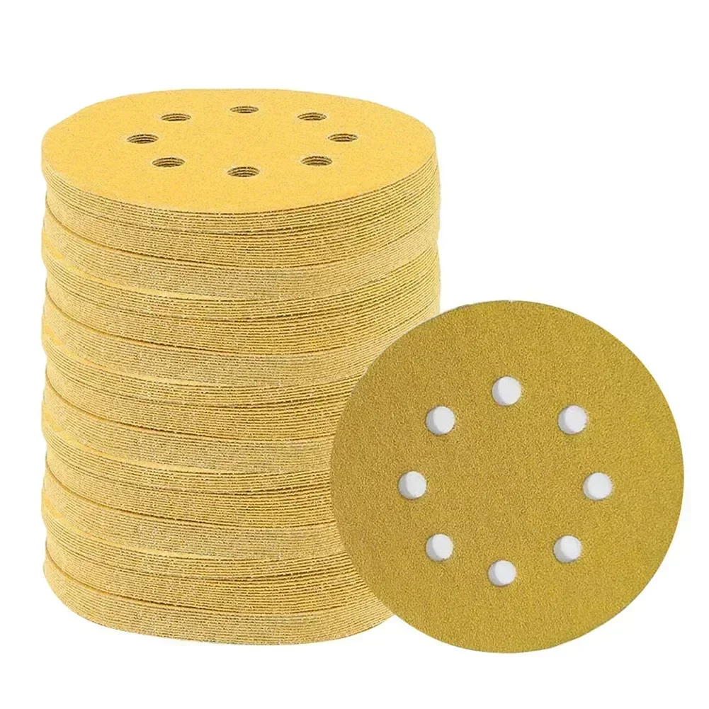 20 Pack 5 Inch 8-hole 125mm Sanding Discs Sanding Polishing Sandpaper for Random Orbital Sander