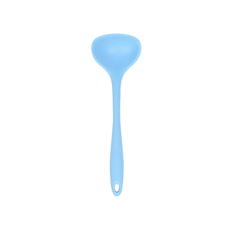 20cm Kitchen Supplies Silicone Soup Spoon High Temperature Resistant Pot Spoon Cooking Non stick Pot Special Soup serving spoon