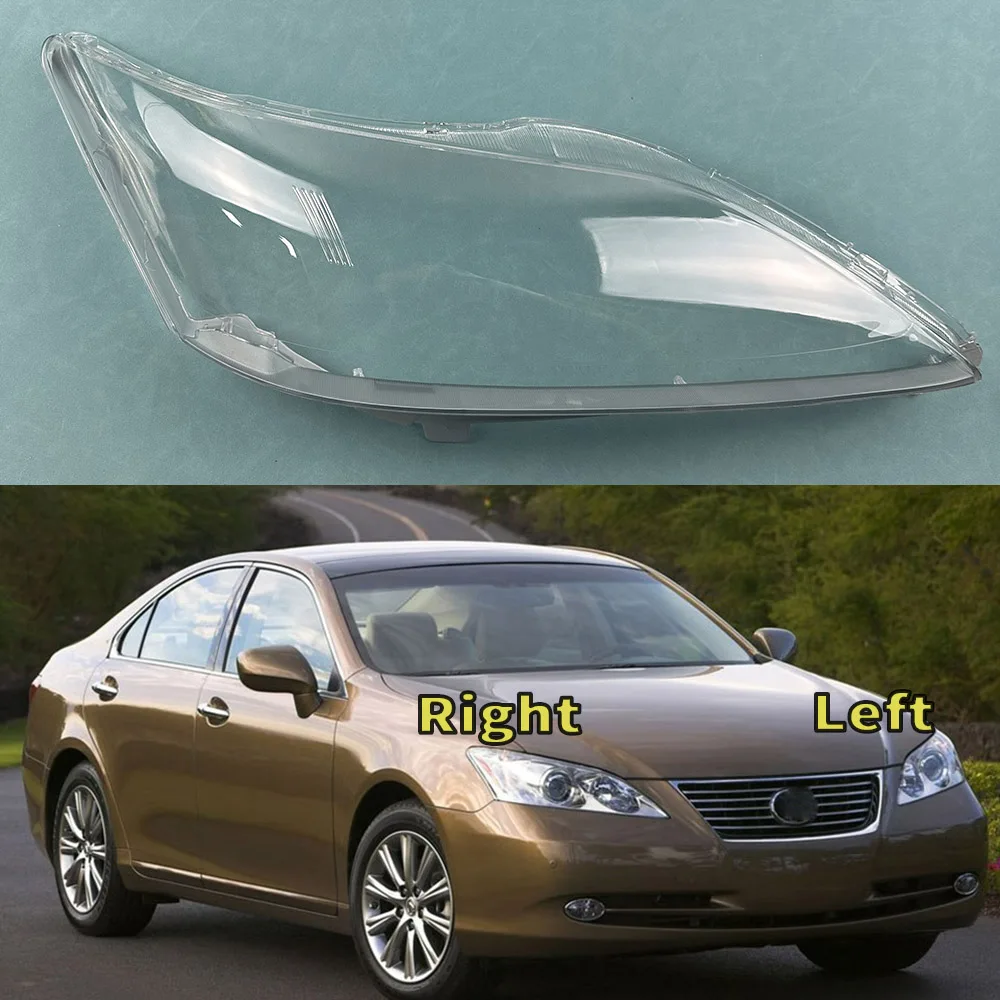 

For Lexus ES240 ES350 2006 2007 2008 Headlamp Lamp Shell Headlight Cover Transparent Lampshade Plexiglass Replace Original Lens