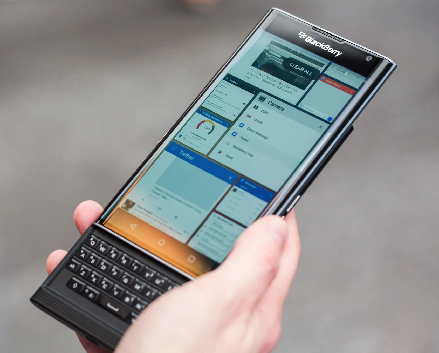 Oryginalny odblokowany telefon komórkowy BlackBerry Priv