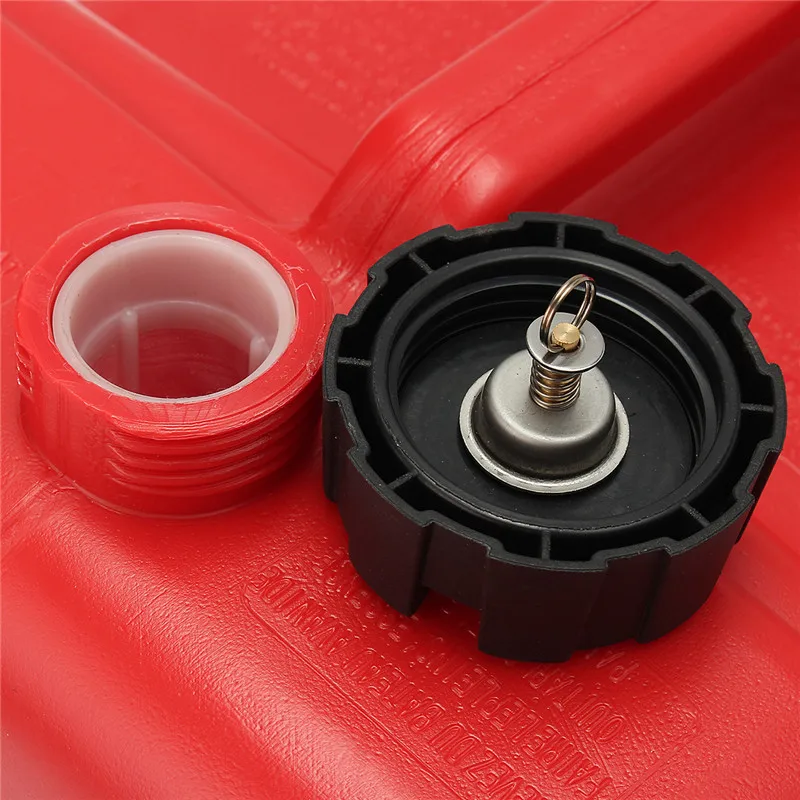 12L 24L Portable Boat Yacht Engine Marine Outboard Fuel Tank Oil Box Connector Red Plastic Anti-static Corrosion-resistant