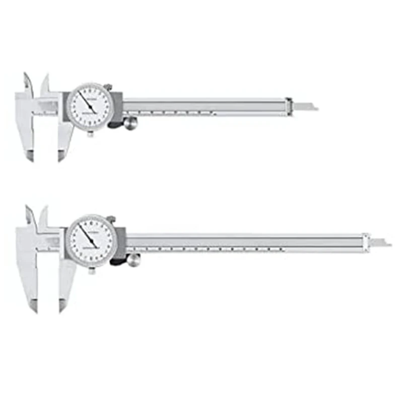 

Metric Gauge Measuring Tool Dial Vernier Caliper Shock-Proof Vernier Caliper 0.02Mm