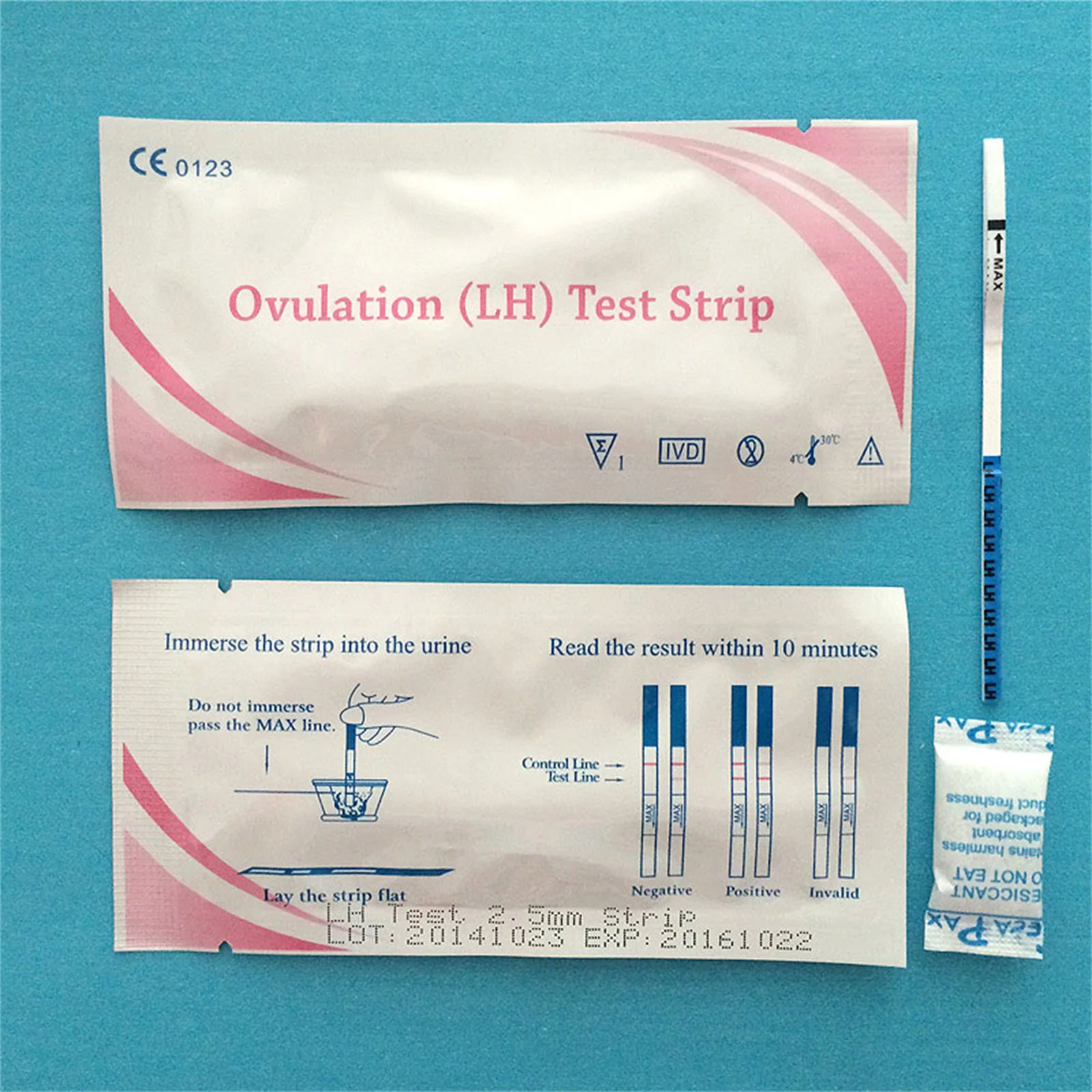 10/20/50pcs Ovulation Test Strips Clean Background & Clear Results LH Strips for Women Home Testing 3
