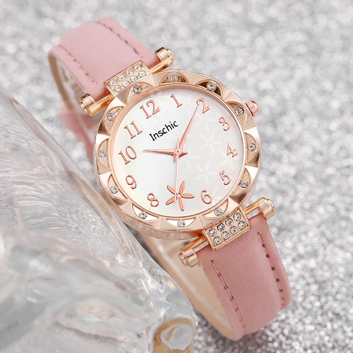 Jewelry Set Analog Quartz Women
