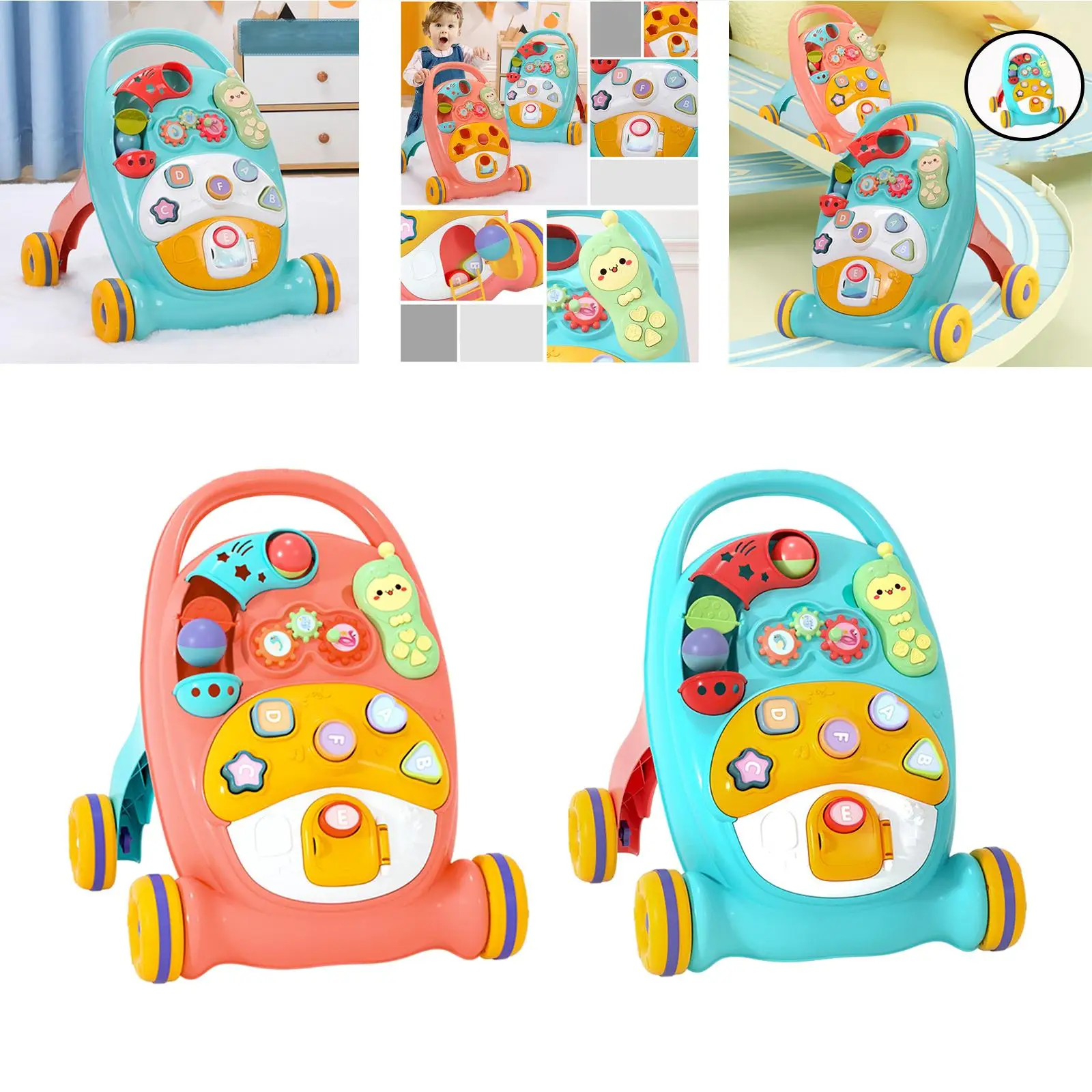 Multifunctional for Children, Non- Stroller for Children, Auxiliary Trolley for Children Anti-tipping Gadgets for Development