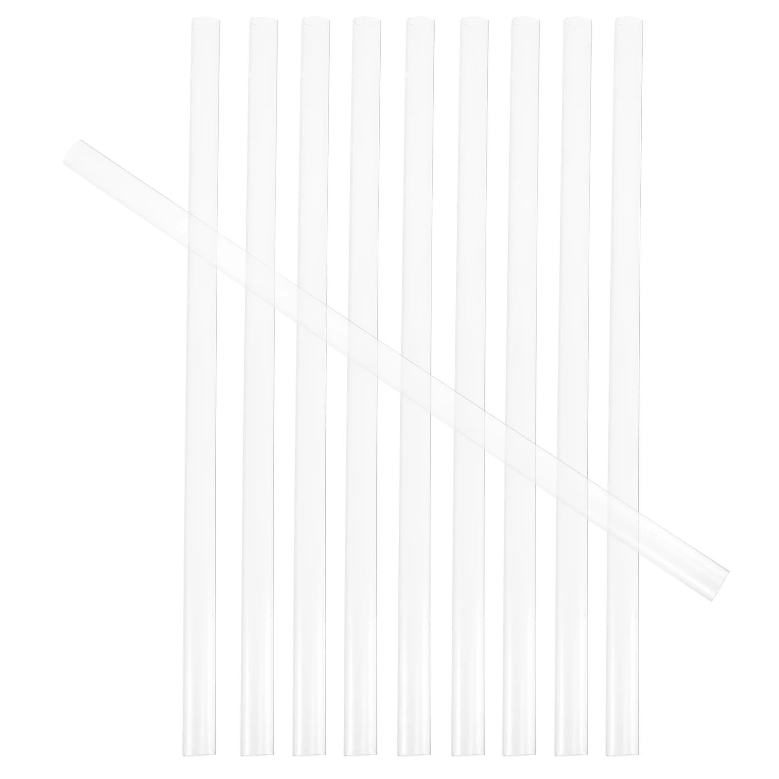 

10 Pcs Folder Spine Bars Information Booklet Trolley Clip Pull Rod Plastic Paper Binder Clips