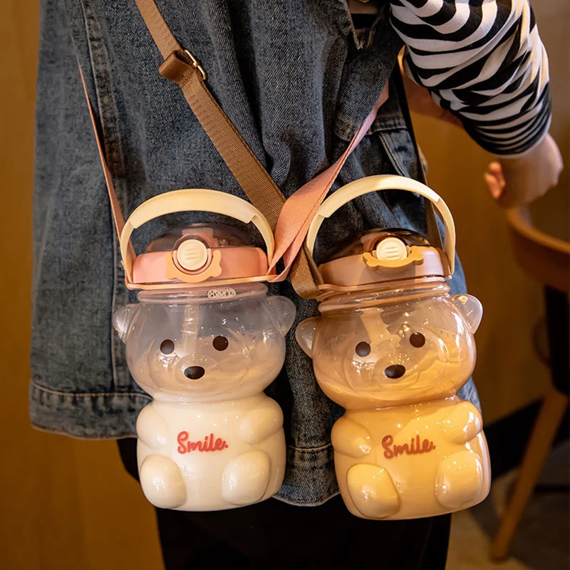 Kawaii Cute Bear Water Bottle (1000ml) - Limited Edition