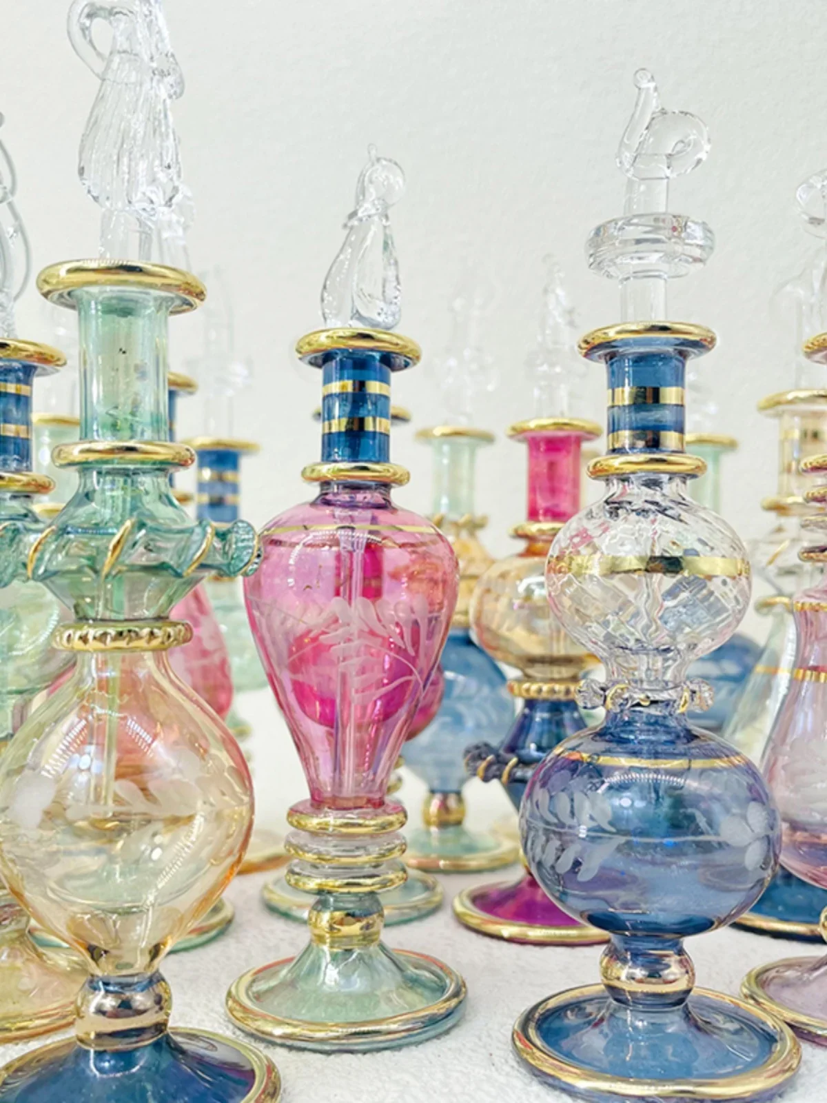 Decorative Bottles Vintage Egyptian Perfume Bottles Vintage Design