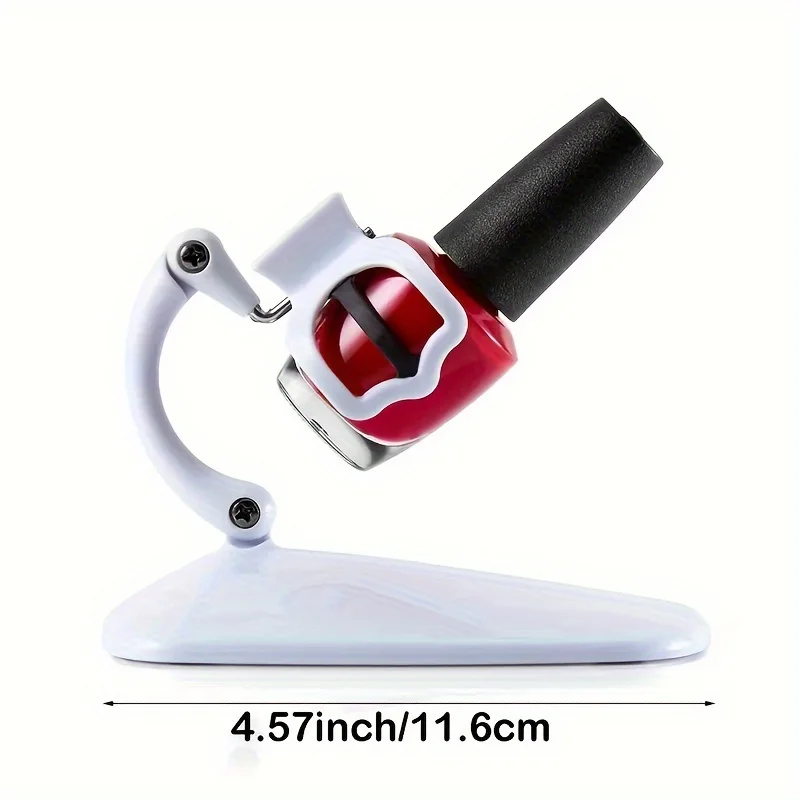 Description Picture 2 of item1pc Nail Polish Holder Clip, Adjustable Anti-Spill Manicure Tool, Hands-Free Bottle Stand Home DIY Nail Art Accessory