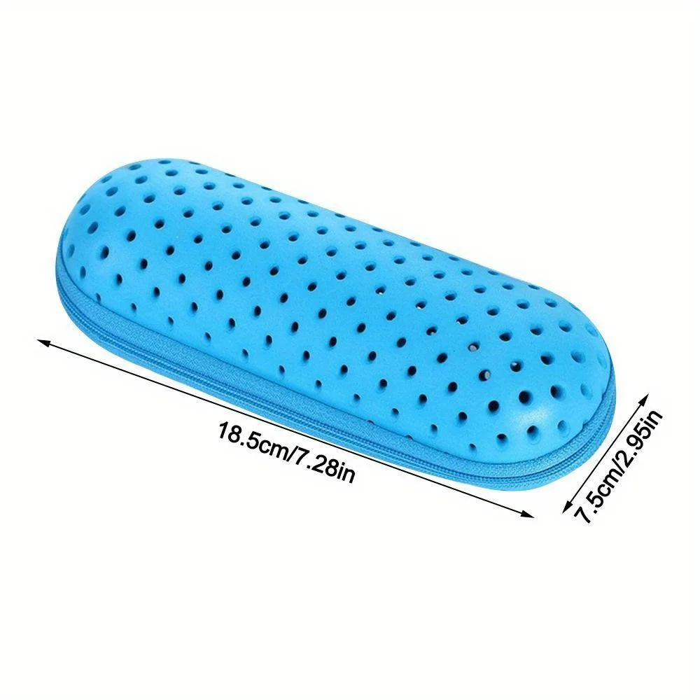 Soft Protective Eyewear Case, Breathable Storage Box for Swim Goggles ...