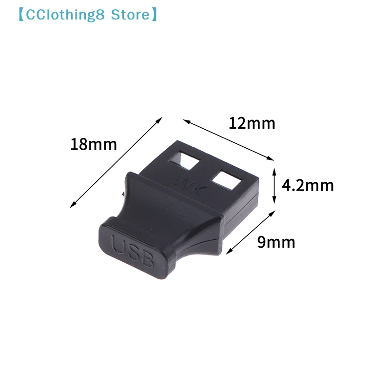 5/10Pcs 타입-A USB 포트 플러그(핸들 포함) 노트북 컴퓨터 소켓 캡용 먼지 방지 커버 미사용 인터페이스 먼지 방지 플러그【AliS8】