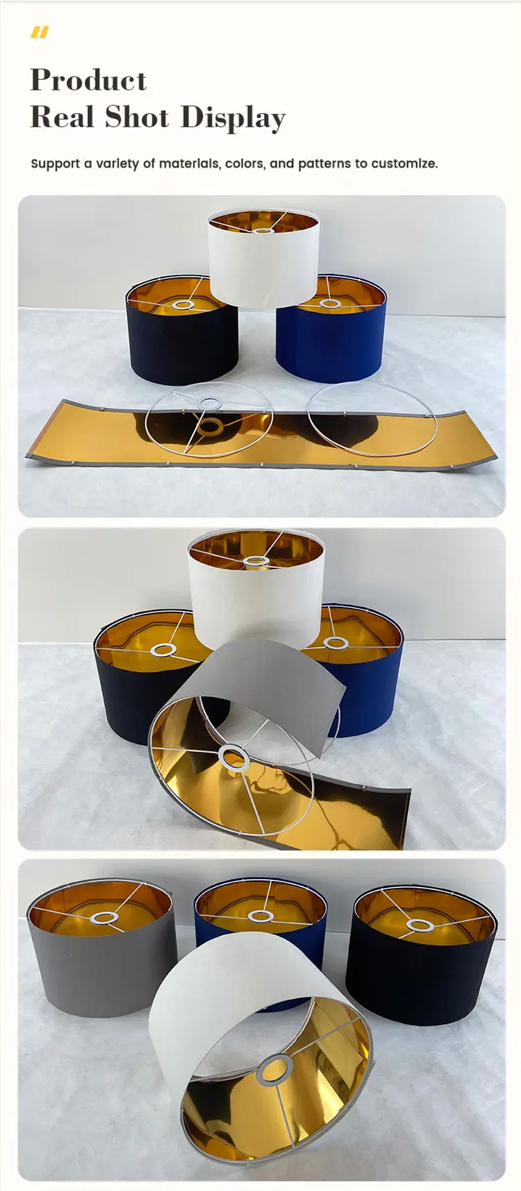 Fabric Desk Lamp Lampshade - Image 5