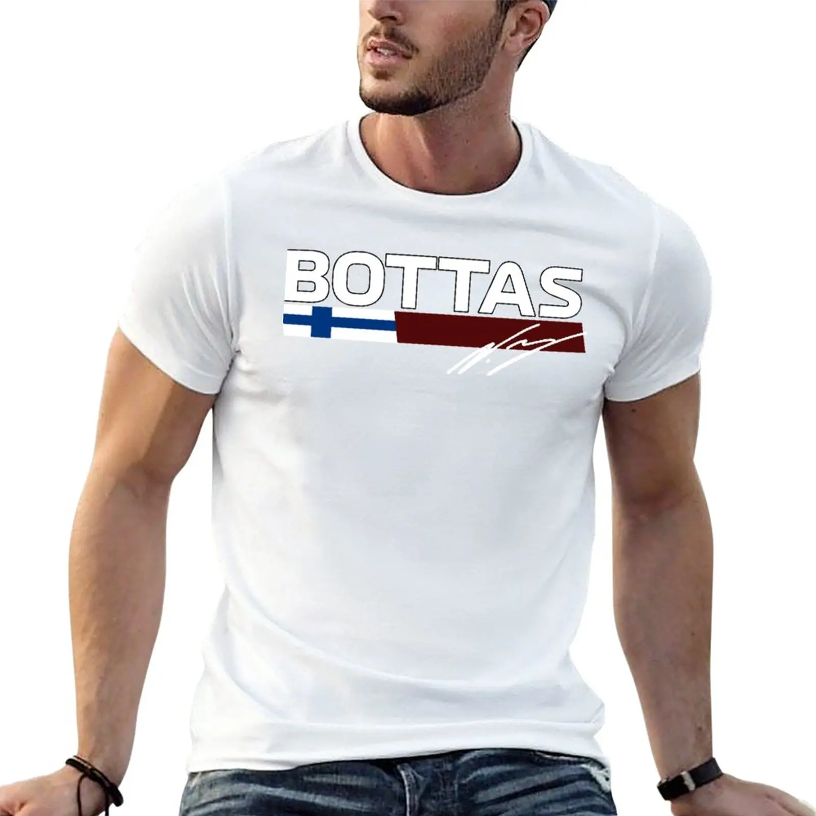 New Valtteri Bottas 2022 Classic T-Shirt plain t-shirt anime clothes oversized t shirts mens cotton t shirts