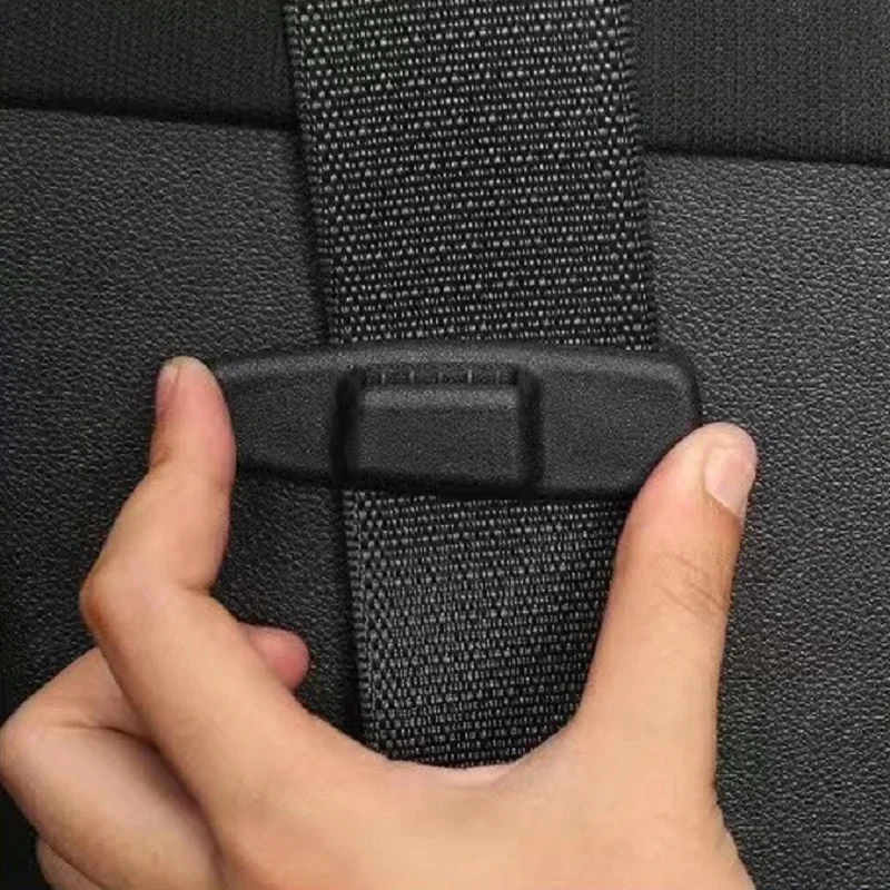 자동차 안전 벨트 버클 스토퍼 조정 클립, 안전 벨트 리미터 홀더 탄성 조정 클립 스트랩 클립, 자동차 액세서리, 2 개입
