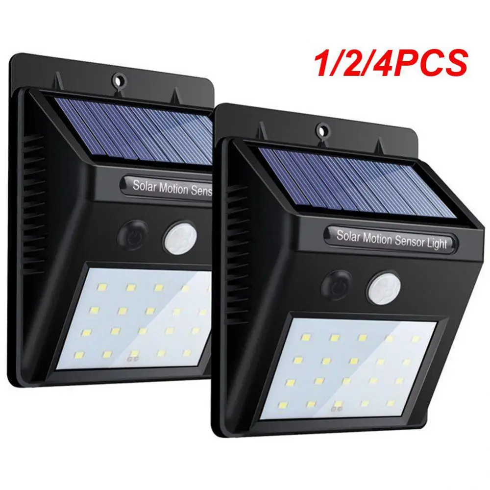 

1/2/4PCS Solar Powered Modern Easy Installation Energy-saving Waterproof Durable Highly Efficient Solar Powered Light Wall Light