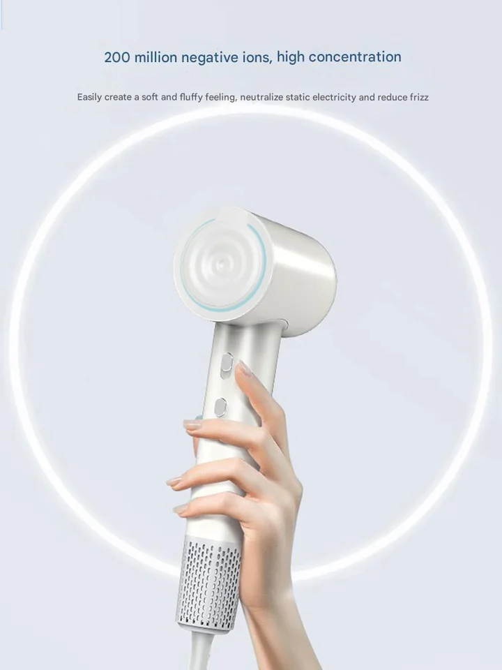 Asciugacapelli Portatile Rapido Con Diffusore Phon 2 Velocita Leggero - Foto 9