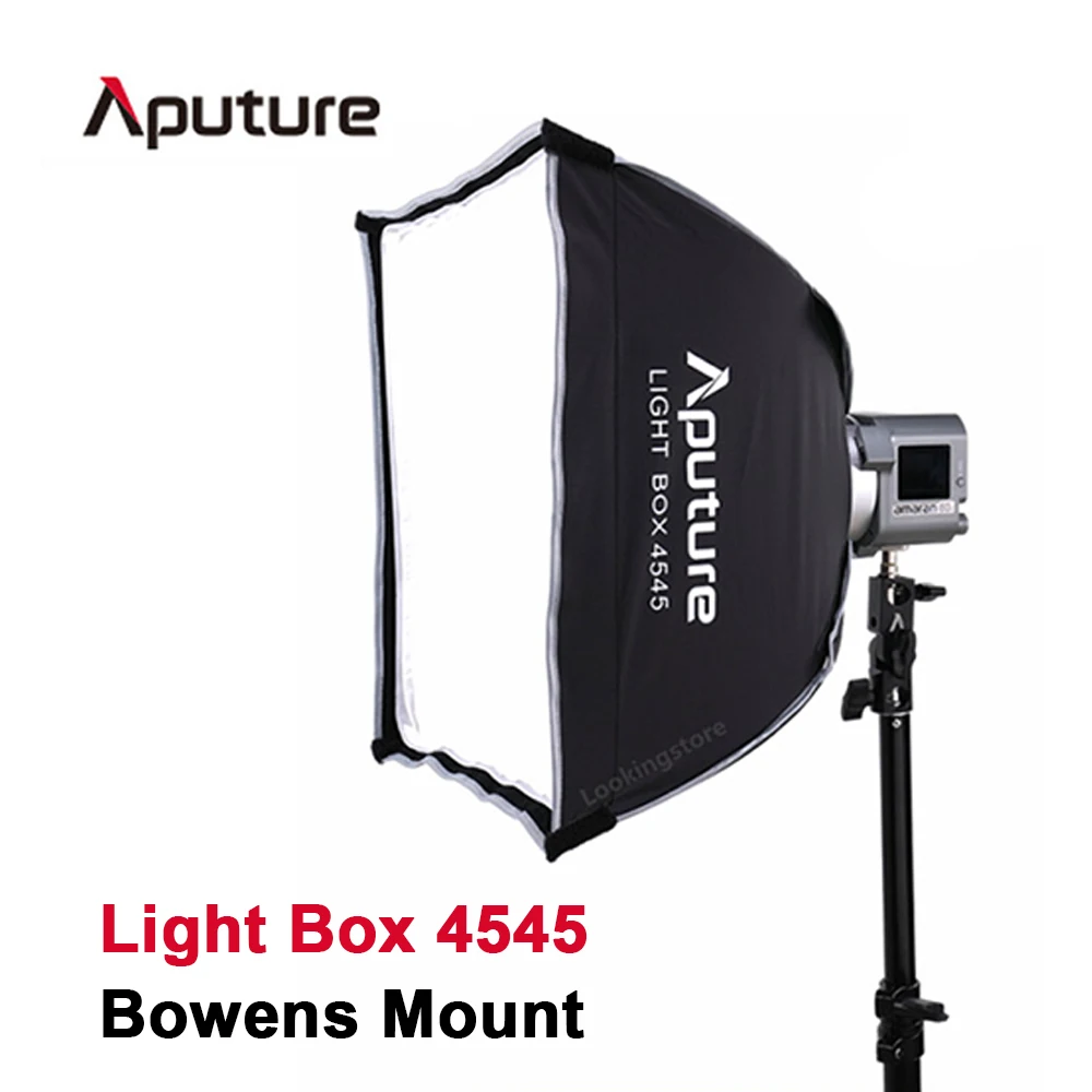 

Aputure Light Box 4545 Square Softbox Bowens Mount Soft Box Flash Diffuser for Aputure Amaran COB 60D 60X Studio Video Light