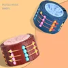 3D Cylinder Cube Toy Magical Bean Gyro Rotate Slide Puzzle Games Relieve Stress Children Educational Montessori Infant Toys Gift 1