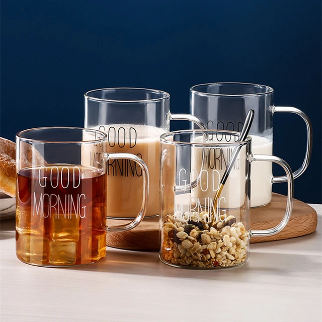 Good Morning Glass Mugs –