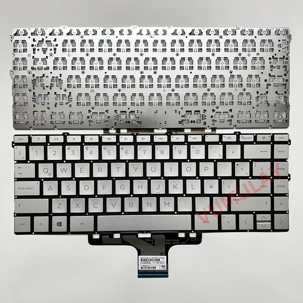 

SP/латинская клавиатура для HP Pavilion x360 14-DV 14-DW 14M-DW 14T-DW 13-BB 14-DY 14m-dw1000 14M-DW0023DX TPN-I137 Q244 Q234