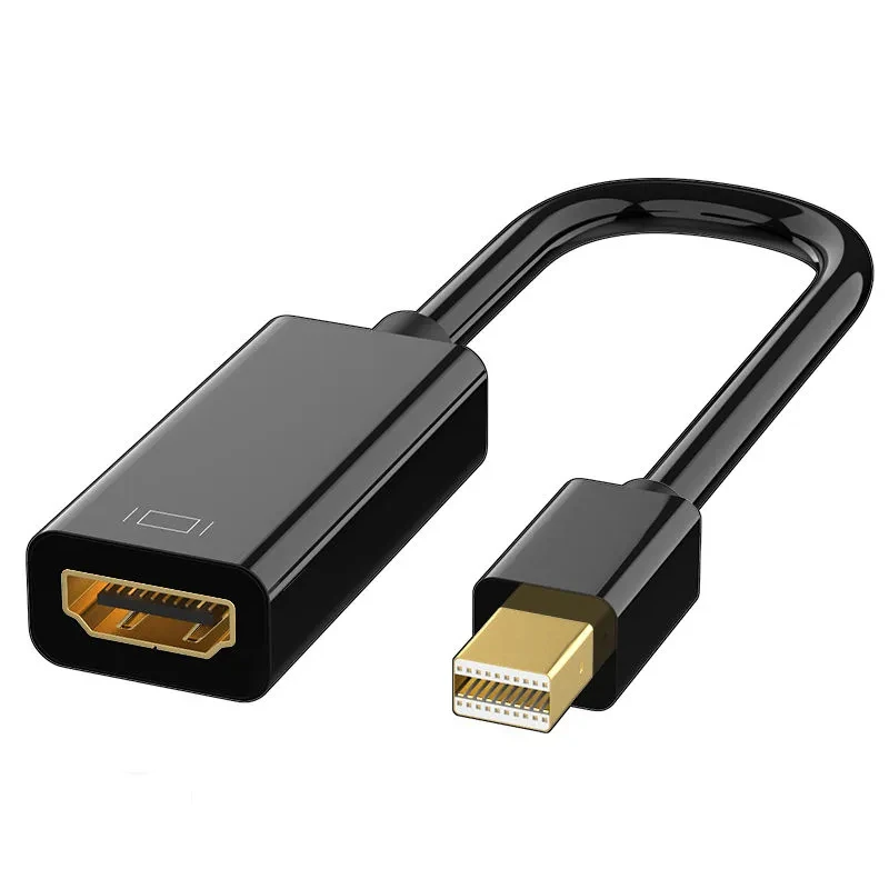 4K Mini Displayport HDMI Adaptörü Mini DP Bağlantı Noktası Kablo Dönüştürücü PC Dizüstü Projektör için mini Dp HDMI uyumlu Adaptör