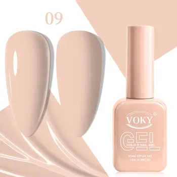 Gel per unghie beige nude di alta qualità, a lunga durata, per UV e LED, formula delicata e non tossica, flacone da 10 ml di grande capacità, prodotti per unghie convenienti, colori neutri essenziali per il fai-da-te personale e la vendita all'ingrosso per saloni di bellezza.