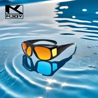 2025 KJOY marque Vision nocturne lunettes de soleil voiture nuit conduite lunettes pilote lunettes unisexe lunettes de soleil Protection UV lunettes de soleil 6