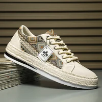 Fashion Canvas Sneakers Men Summer Casual Shoes For Male Breathable Walking Sneakers 2