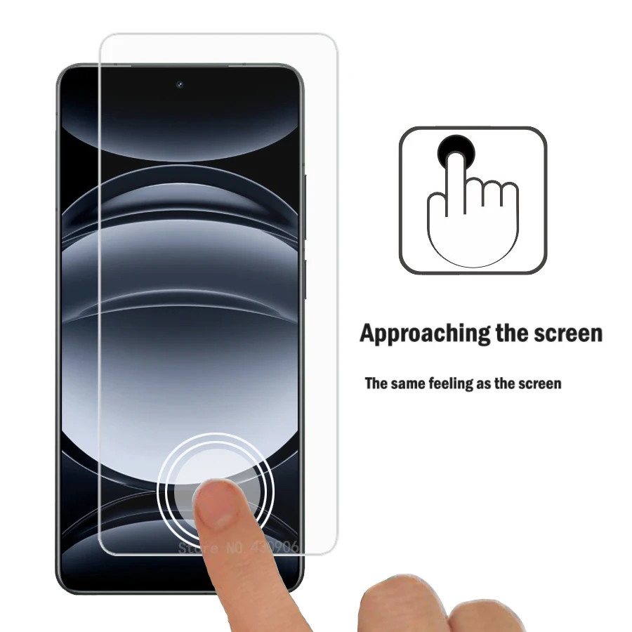 3-teiliger Displayschutz für Realme GT6 Chinesische Version, transparente Schutzfolie aus gehärtetem Glas, 9H-Kantenstärke – Detail 5