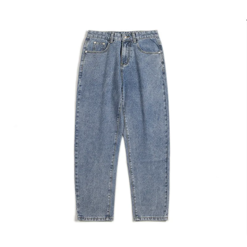 

Spring New Loose Straight Jeans Men's Korean Fashion Versatile Pants