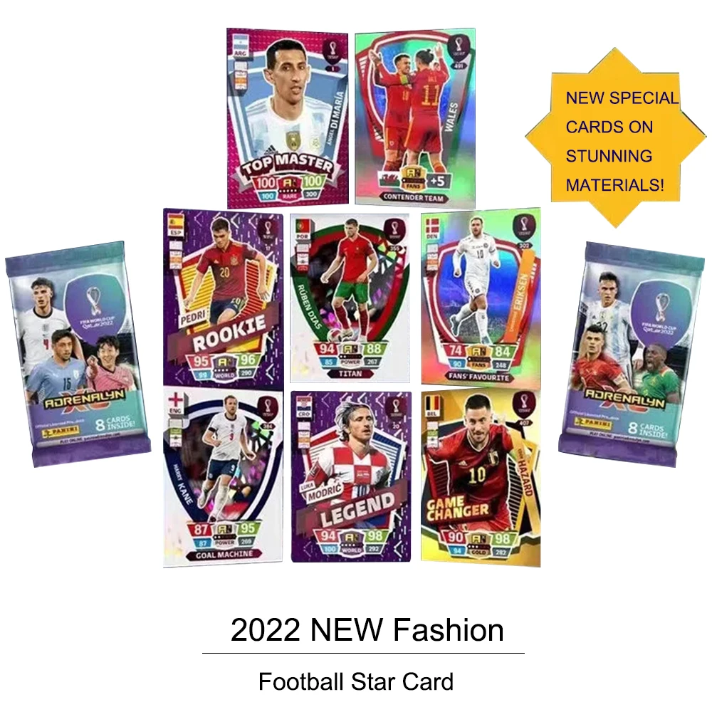 Panini-Boîte de Cartes de Football Star du Qatar, Collection de Coupe du  Monde, Messi Ronaldo, Coffret de Fan Limité, 2022 - AliExpress