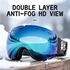 ski goggles men,Double-Sided, Anti-Fog, High-Definition, Full Revo Lens, Clear Field View, Ski Goggles for lady 2