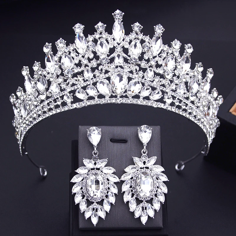 Tiara Con Strass E Zirconi - Diadema Da Principessa Per Matrimoni, Compleanni E Feste - Foto 8