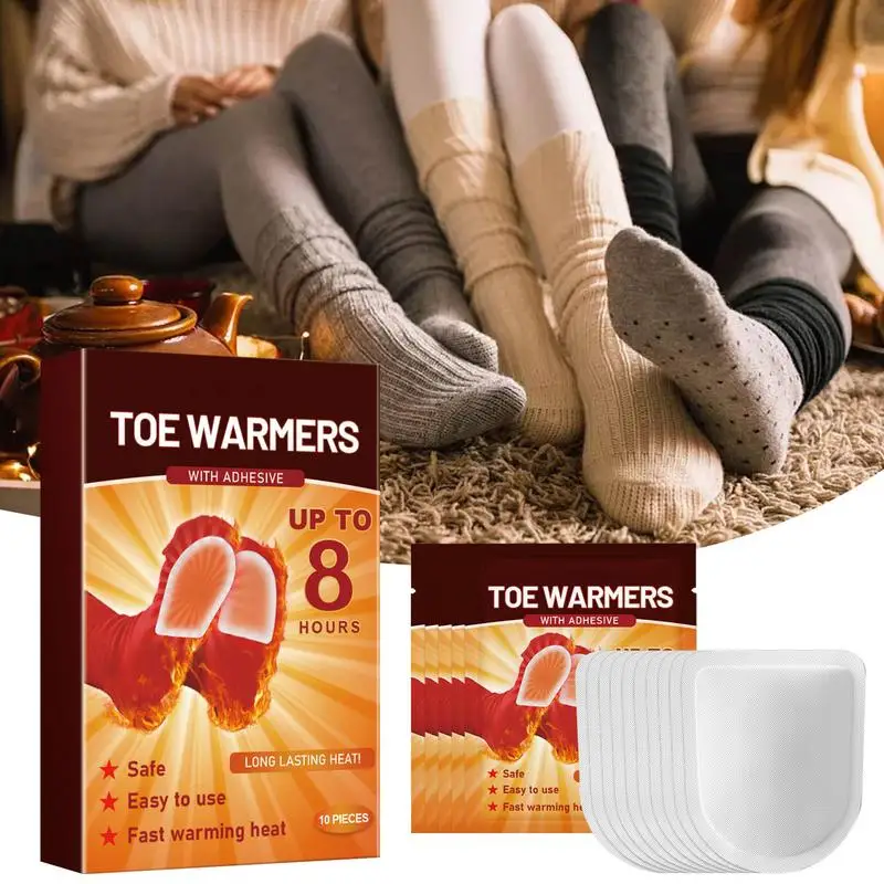 Insole Feet Warmers Fast-Heating Foot Warmer Non-Woven Foot Care Feet Patch 10pcs/20pcs For Hiking Camping Jogging Winter foot pads heated pads