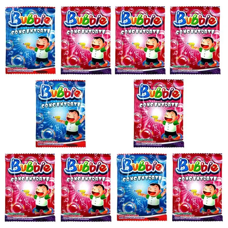 

Hot 10pcs 100ML Concentrate Bubbles Liquid Soap Water Bubble Accessories