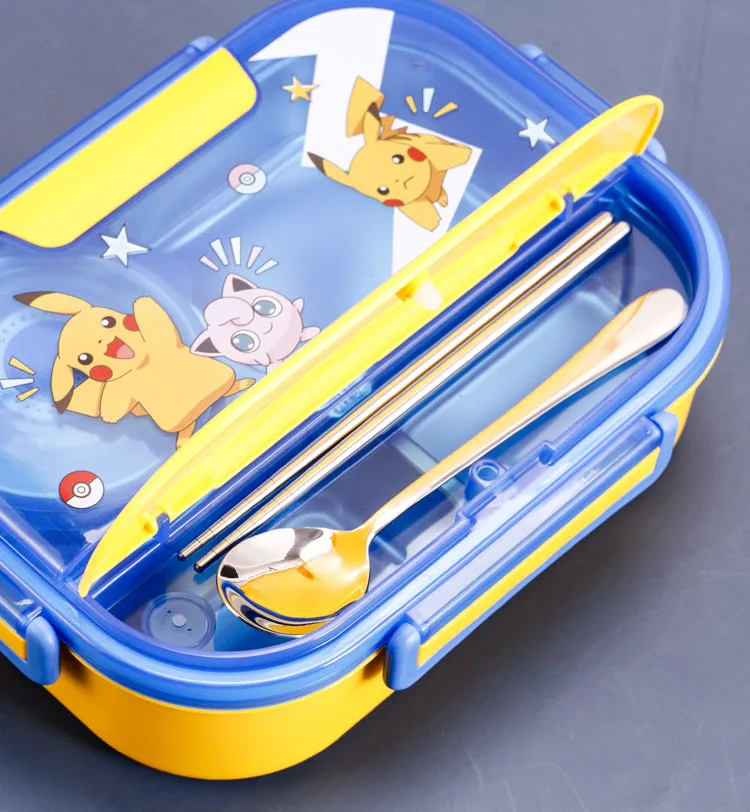 Pikachu Cute Cartoon Design Lunch Box / Back to School/ Gift / Food Storage  Box / 