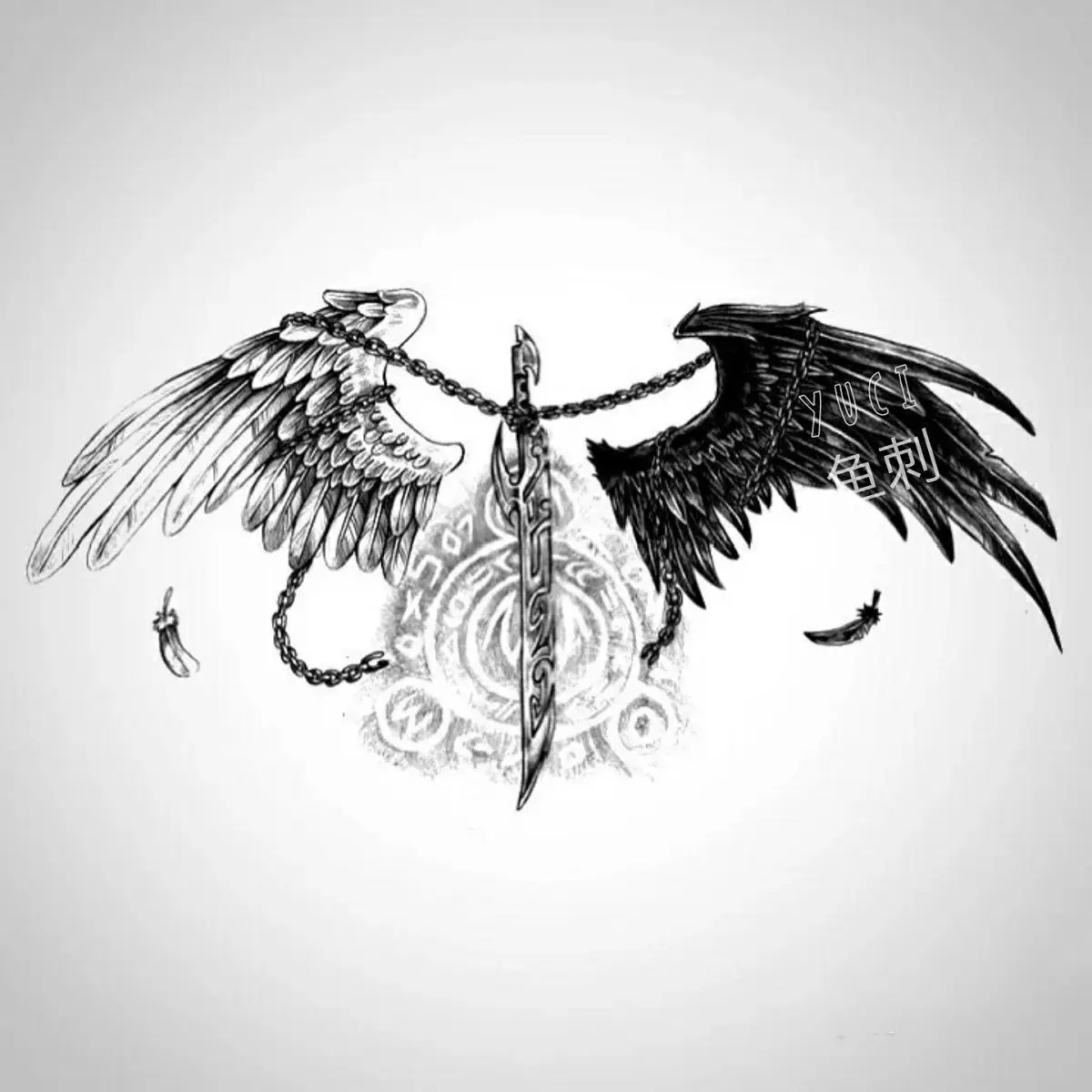 Update 152+ demon wings tattoo latest